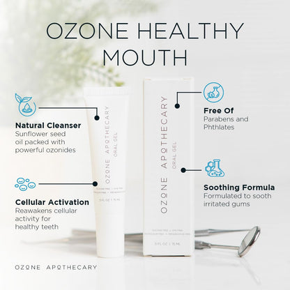Ozone Apothecary Oral Gel – Antibiotic-Free Ozone Oil Dental Care