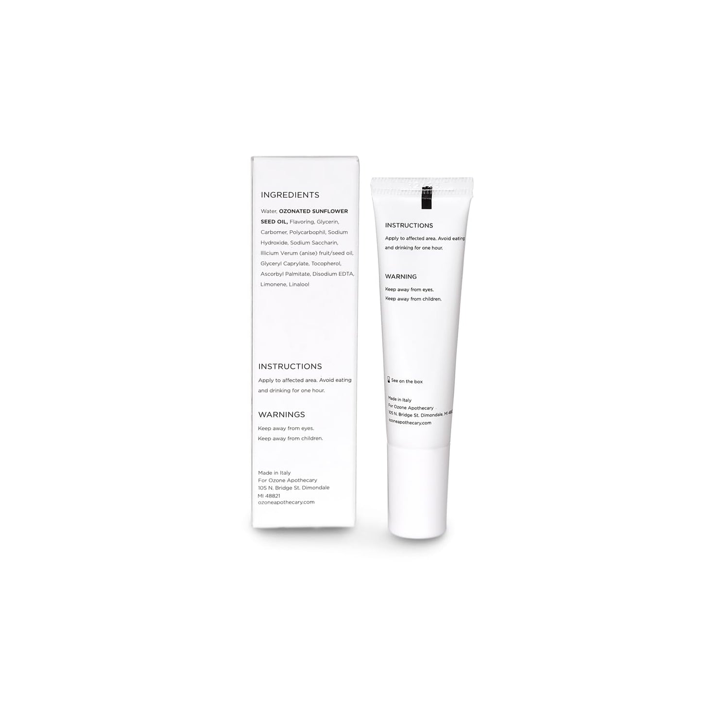 Ozone Apothecary Oral Gel – Antibiotic-Free Ozone Oil Dental Care