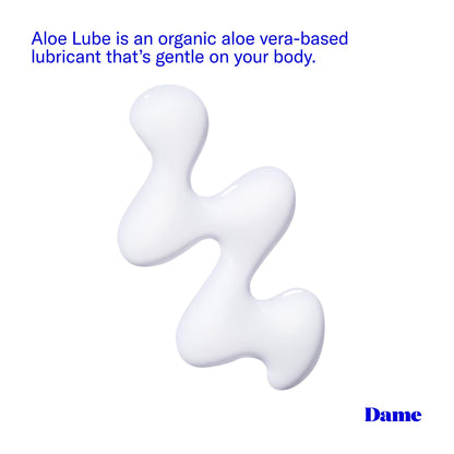 Dame Aloe Lube for Women – Doctor-Approved, pH-Balanced Aloe Vera Lubricant – 4 oz