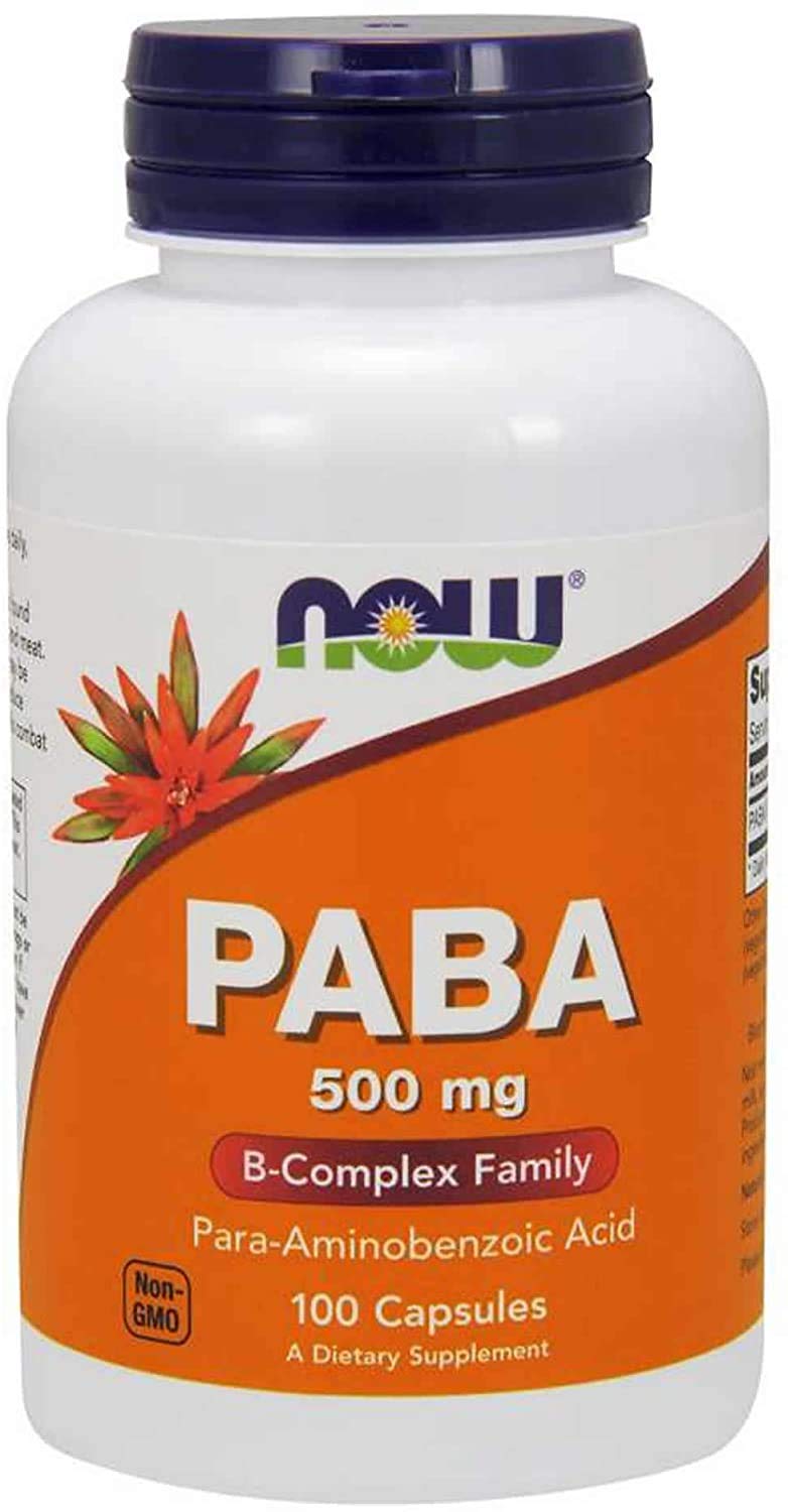 PABA 500mg 100 Capsules – Pack of 2 | B-Vitamin Supplement