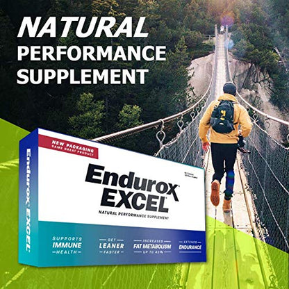 Pacific Health Endurox Excel – Natural Performance Supplement, 60 Caps