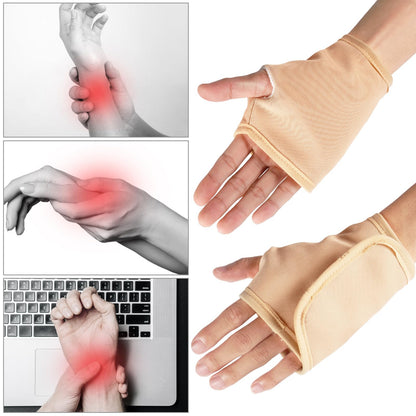 2pcs Castor Oil Packs for Hands – Reusable Adjustable Wraps (Khaki)