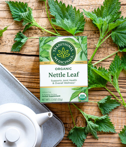 Traditional Medicinals Organic Nettle Leaf Tea - 32 Bags, 2-Pack | Joint Health & Wellness