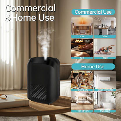 2025 Upgrade WiFi Smart Scent Air Diffuser – 1500 Sq Ft Coverage, Black