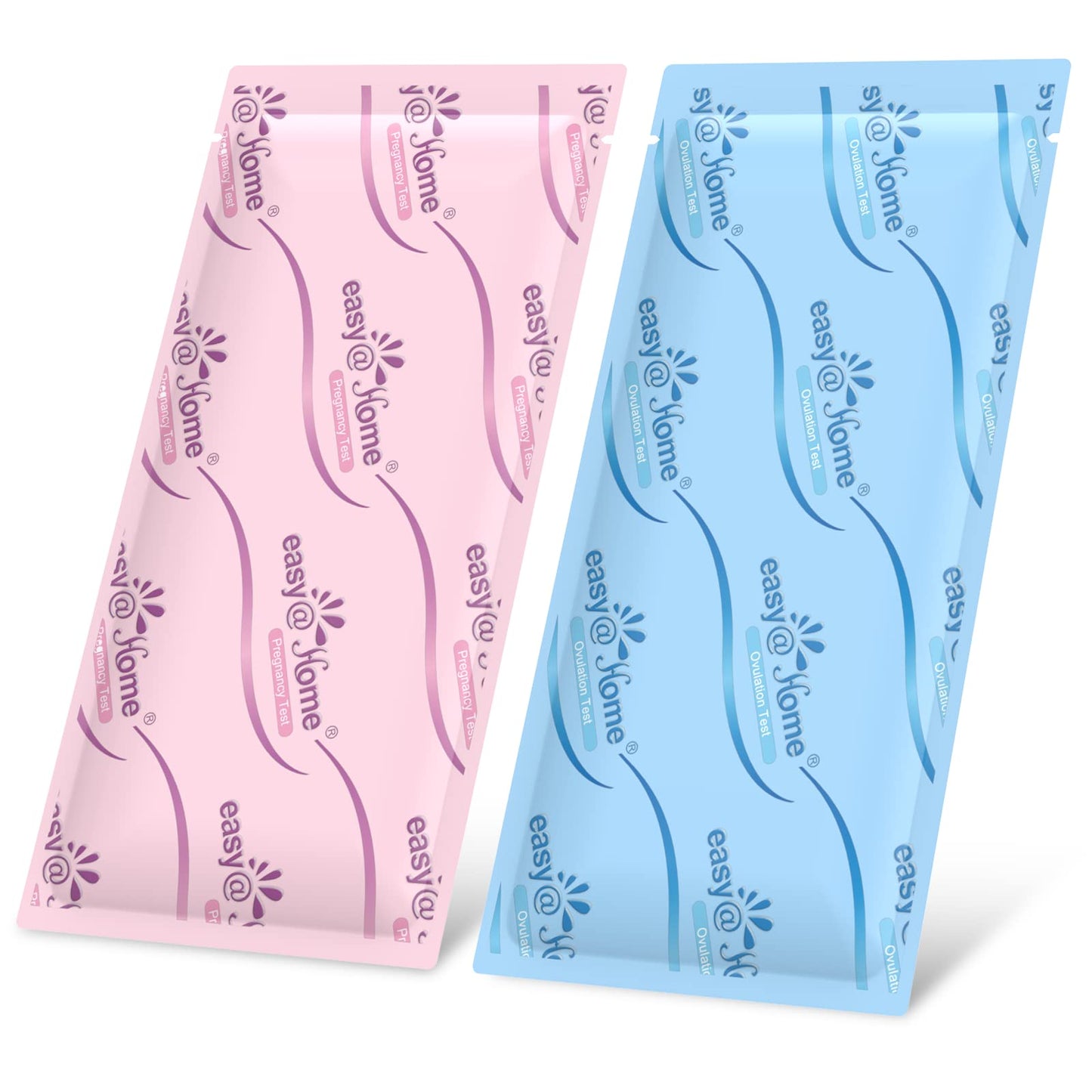 Easy@Home Ovulation Test Strips Powered by Premom Ovulation Predictor APP, FSA Eligible, 40 Ovulation Test and 10 Pregnancy Test Strips, 40LH +10HCG | Package May Vary