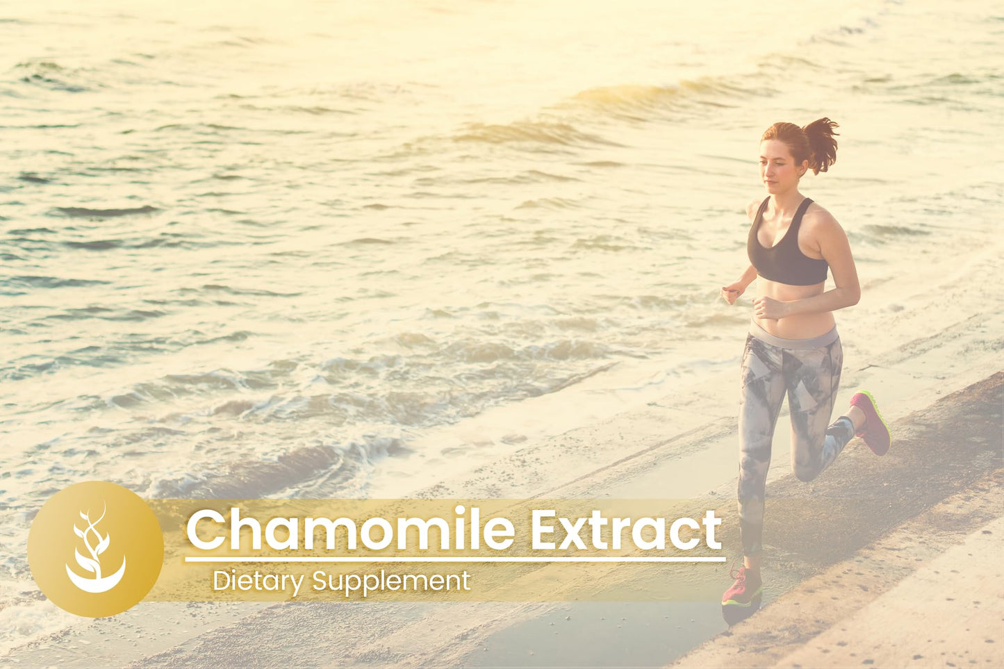 Pure Chamomile Extract Capsules (100 Count) – No Additives, Lab Verified