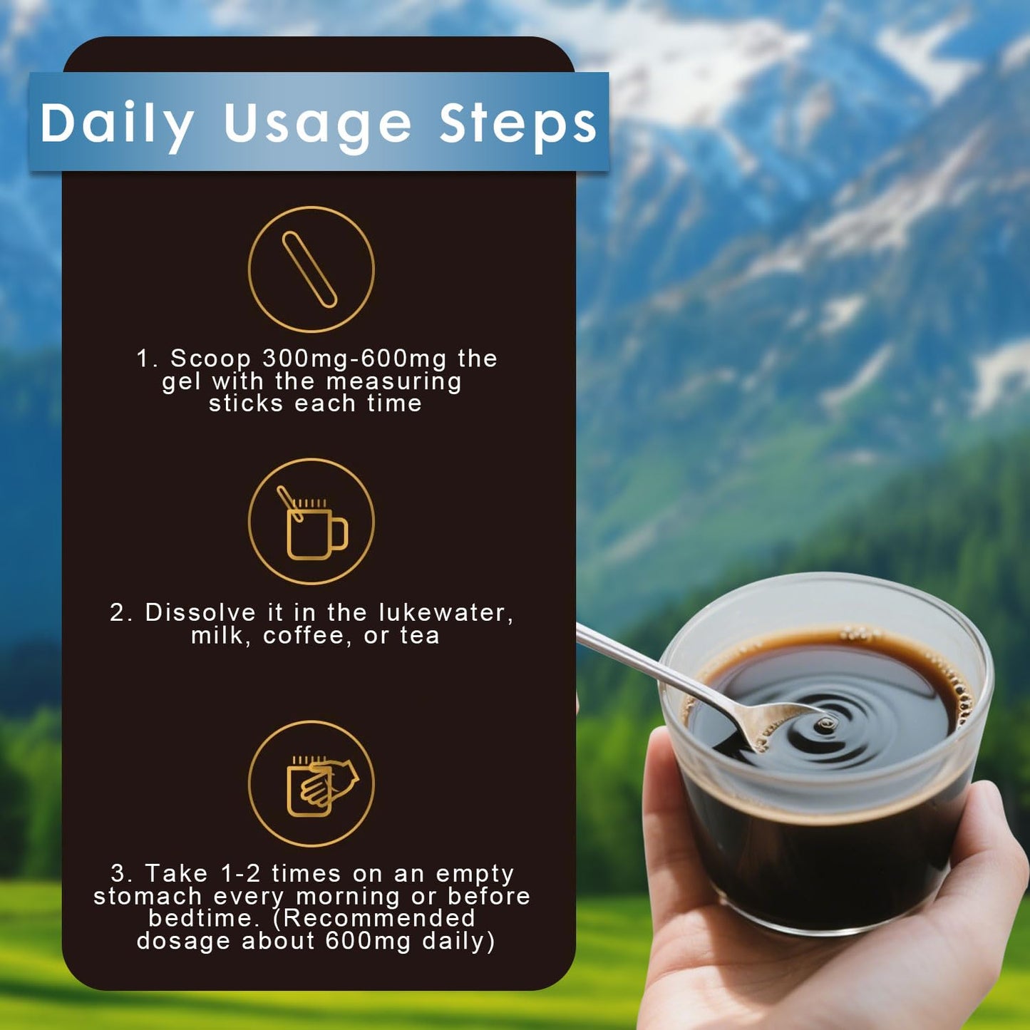 Himalayan Shilajit Resin 600mg – 85+ Minerals, Fulvic Acid | Energy & Immunity