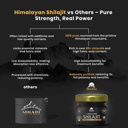 Himalayan Shilajit Resin 300mg – Ultra Gold Grade | 85+ Minerals & 75% Fulvic Acid | Lab Tested | 30g