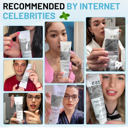 7.5% Hydroxyapatite Toothpaste – Advanced Enamel Protection for Sensitive Teeth | Fresh Mint