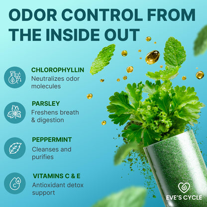 Body Deodorizing Supplement – Internal Chlorophyllin Capsules (Vegan, Made in USA)
