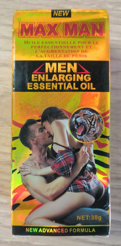 Men's Massage Oil - Penis Enhancement, Longer & Thicker (30ml)