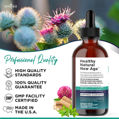 Organic Lymphatic Drainage Drops - 2 oz | All-in-1 Herbal Lymph Support