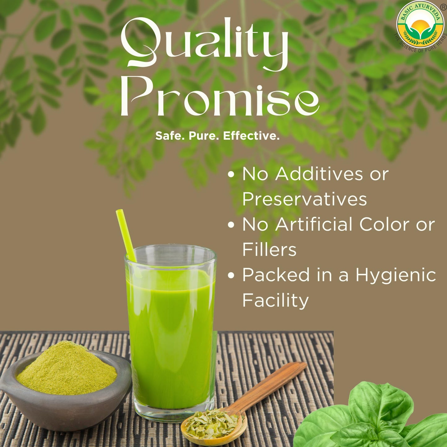 BASIC AYURVEDA Bhringrajasava Drink | 16.23 Fl Oz (480ml) | Natural Ayurvedic Syrup | for Healthy Hair & Immune System