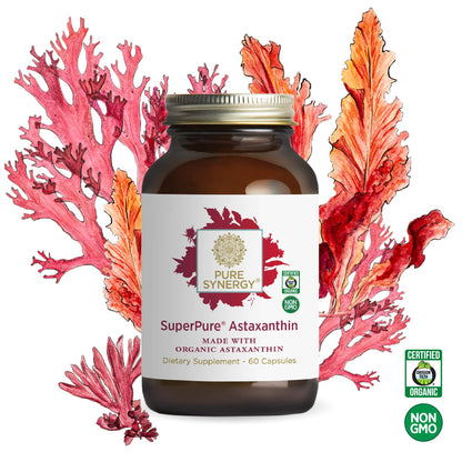 PURE SYNERGY SuperPure Astaxanthin Extract – Organic Algae Astaxanthin