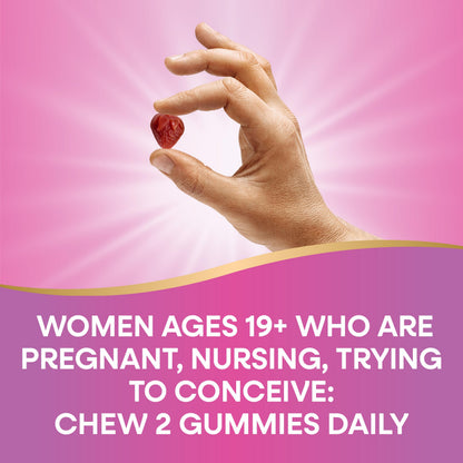Nature’s Way Alive! Prenatal Gummies – Plant-Based DHA, 90 Gummies, Vegetarian