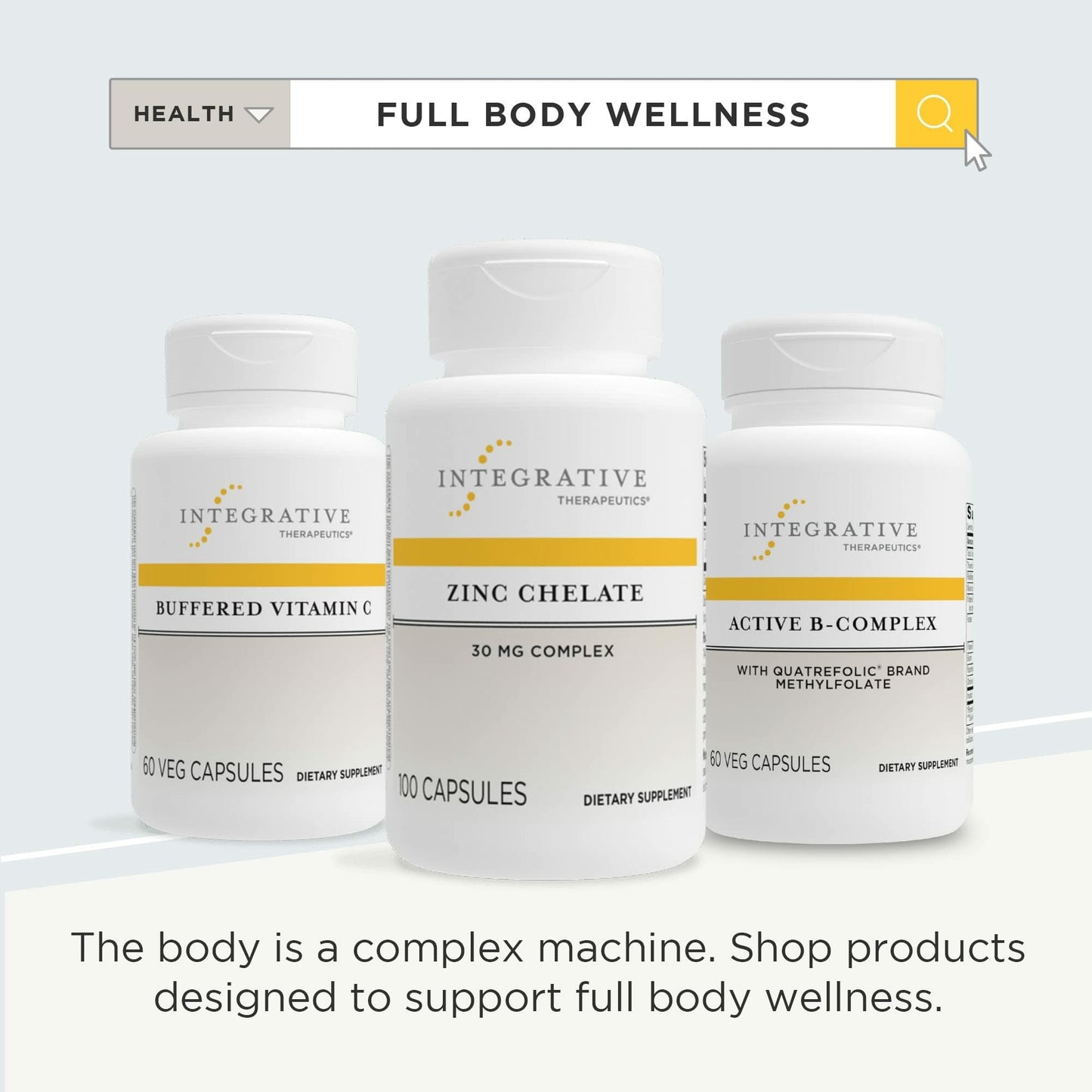 Integrative Therapeutics Zinc Chelate – Immune Support & Antioxidant, Dairy-Free & Gluten-Free, 100 Capsules (100 Servings)