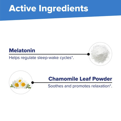 Superior Source Melatonin 1 mg – Sublingual Sleep Support with Chamomile for Adults