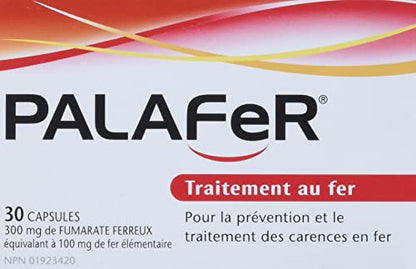 PalaFeR Iron Therapy for Iron Deficiency | 100 mg Elemental Iron Capsule