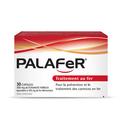 PalaFeR Iron Therapy for Iron Deficiency | 100 mg Elemental Iron Capsule