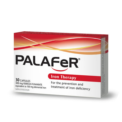 PalaFeR Iron Therapy for Iron Deficiency | 100 mg Elemental Iron Capsule