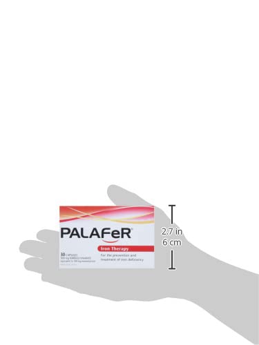 PalaFeR Iron Therapy for Iron Deficiency | 100 mg Elemental Iron Capsule