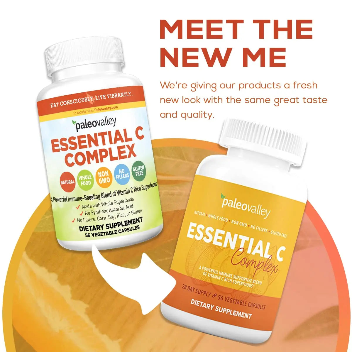 Paleovalley Essential C Complex – Organic Vitamin C from Acerola, Camu Camu & Amla – USA Made BritishVita | Premium UK Vitamins & Wellness Supplements