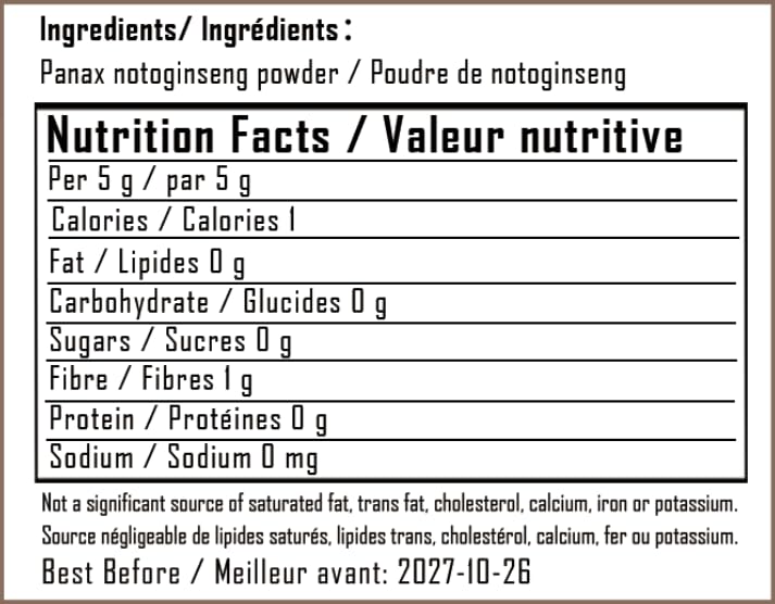Panax Notoginseng Powder (San Qi) – Tienchi Ginseng Root Powder from Yunnan, 150g / 5.29oz, 25 Count