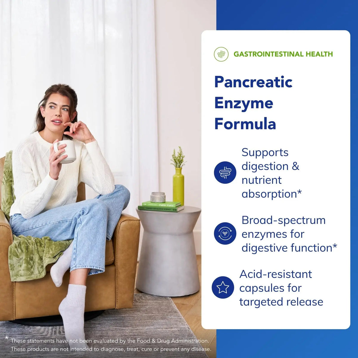 Pure Encapsulations Pancreatic Enzyme Formula – Digestive Enzymes for Gut Health | 180 Capsules BritishVita | Premium UK Vitamins & Wellness Supplements
