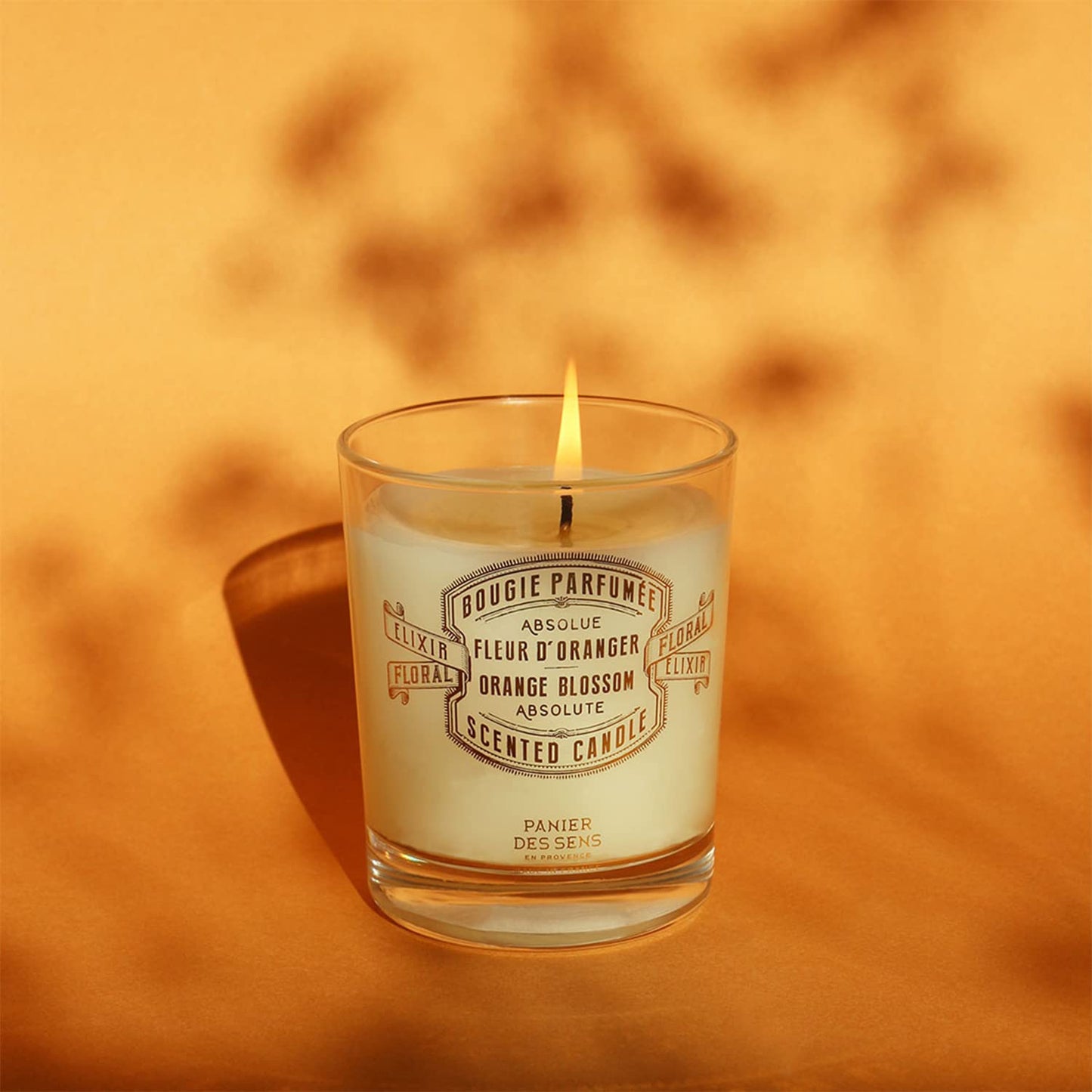 Panier des Sens Orange Blossom Candle – Hand-Poured in Provence, 55h Burn Time, 6.3 oz