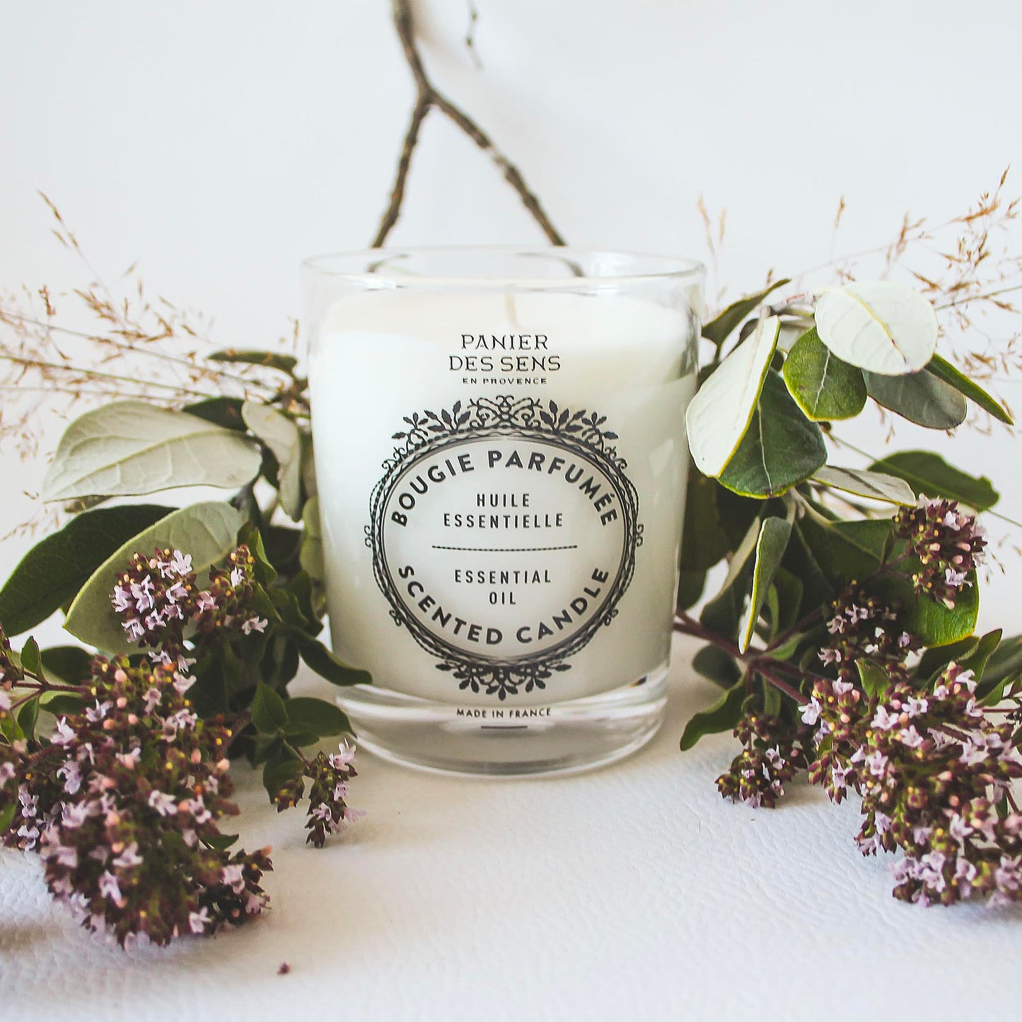 Panier des Sens Verbena Candle – Hand-Poured in Provence, 55h Burn Time, 6.3 oz