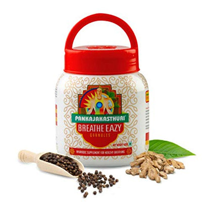 Pankajakasthuri Ayurvedic Breathe Eazy Granules - 400 GM | Health Personal Care