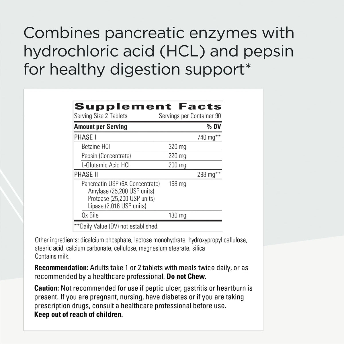 Integrative Therapeutics Panplex 2-Phase – Gluten-Free Digestive Enzyme Supplement | 180 Count BritishVita | Premium UK Vitamins & Wellness Supplements