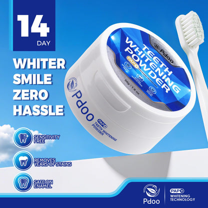 Teeth Whitening Powder 50g with PAP – Sensitivity-Free & Enamel-Safe