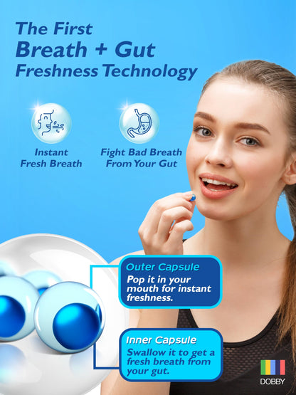 PaperMints CoolCaps Instant Fresh Breath Mints - Sugar-Free, 10 Tubes (18 capsules each) Keto-Friendly Peppermint