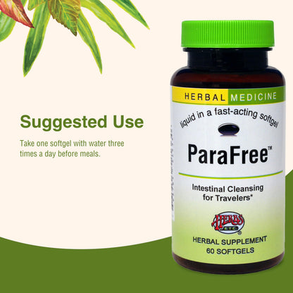 Herbs Etc. ParaFree - Gastrointestinal Support | Digestive Herbal Supplement 60 Softgels