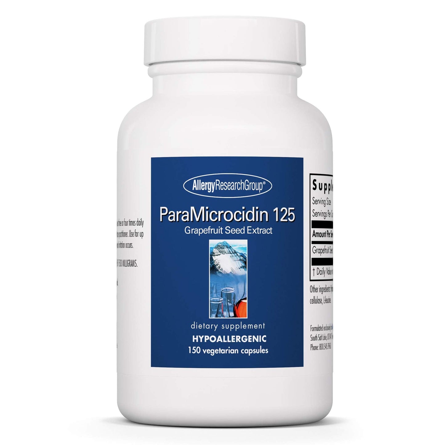 ParaMicrocidin 125 – Grapefruit Seed Extract 250mg | Allergy Research Group