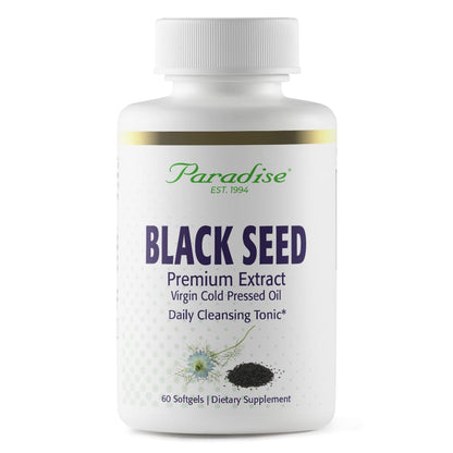 Paradise Black Seed Oil Softgels – Immune Support, Antioxidants, Vegan