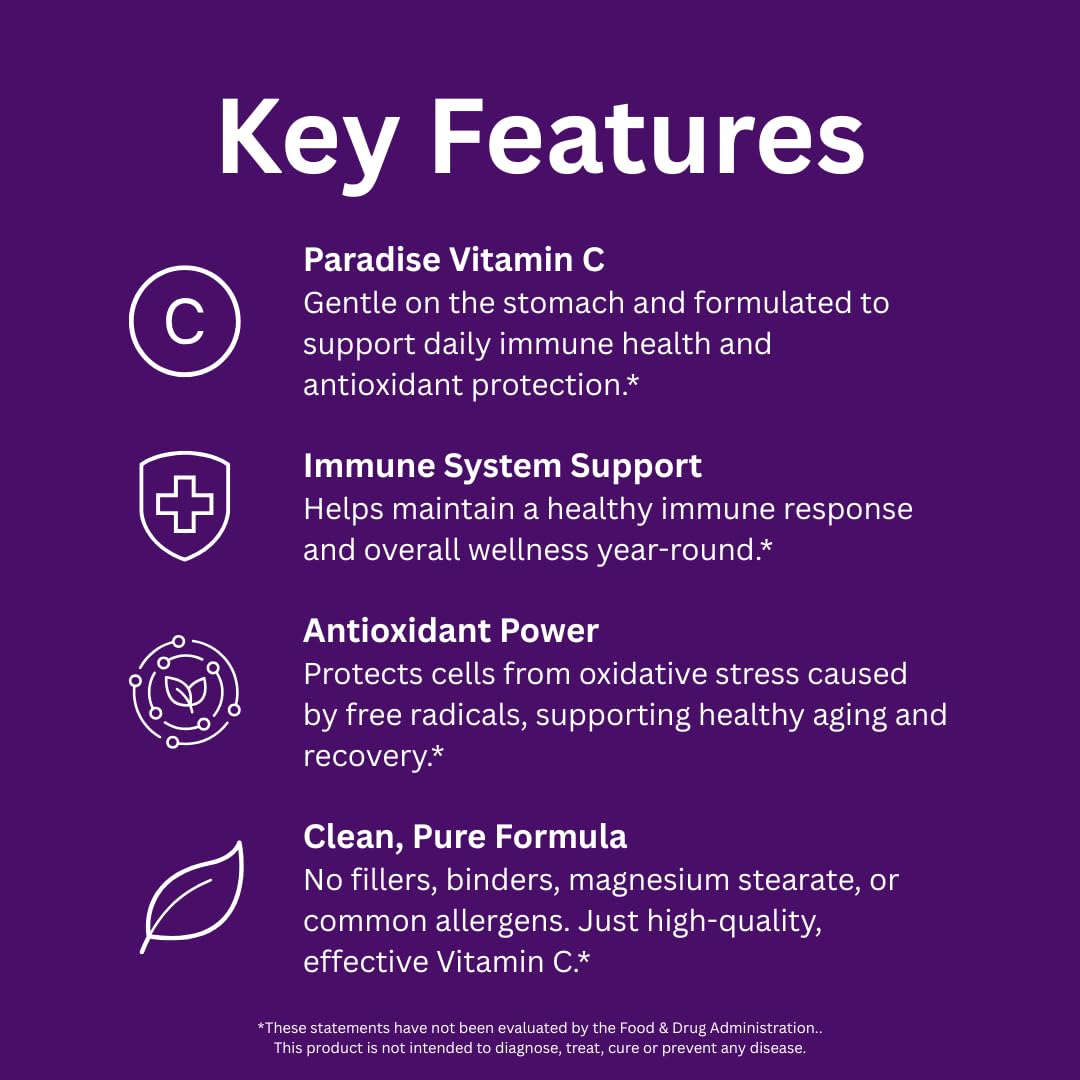 Paradise Herbs Earth's Blend Vitamin C with Nature's C, Adaptogens & Probiotics — ORAC Energy Greens Base, 90 Veg Capsules (Pack of 2)