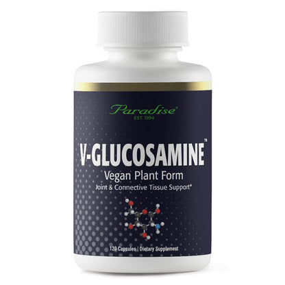 Paradise Herbs V-Glucosamine Supplement – Joint & Tissue Health, 120 Vegetarian Capsules