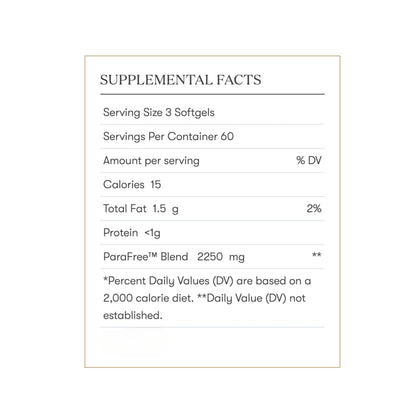Young Living ParaFree Softgels 180 ct | Digestive Health Support & Advanced Essential Oil Blend