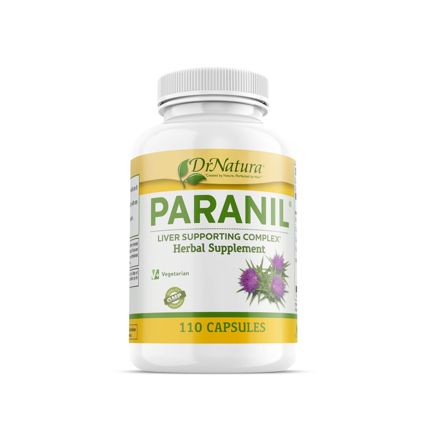 DrNatura Paranil® Liver & Colon Cleanse – 17-Herb Milk Thistle Detox, 110 Vegetarian Capsules
