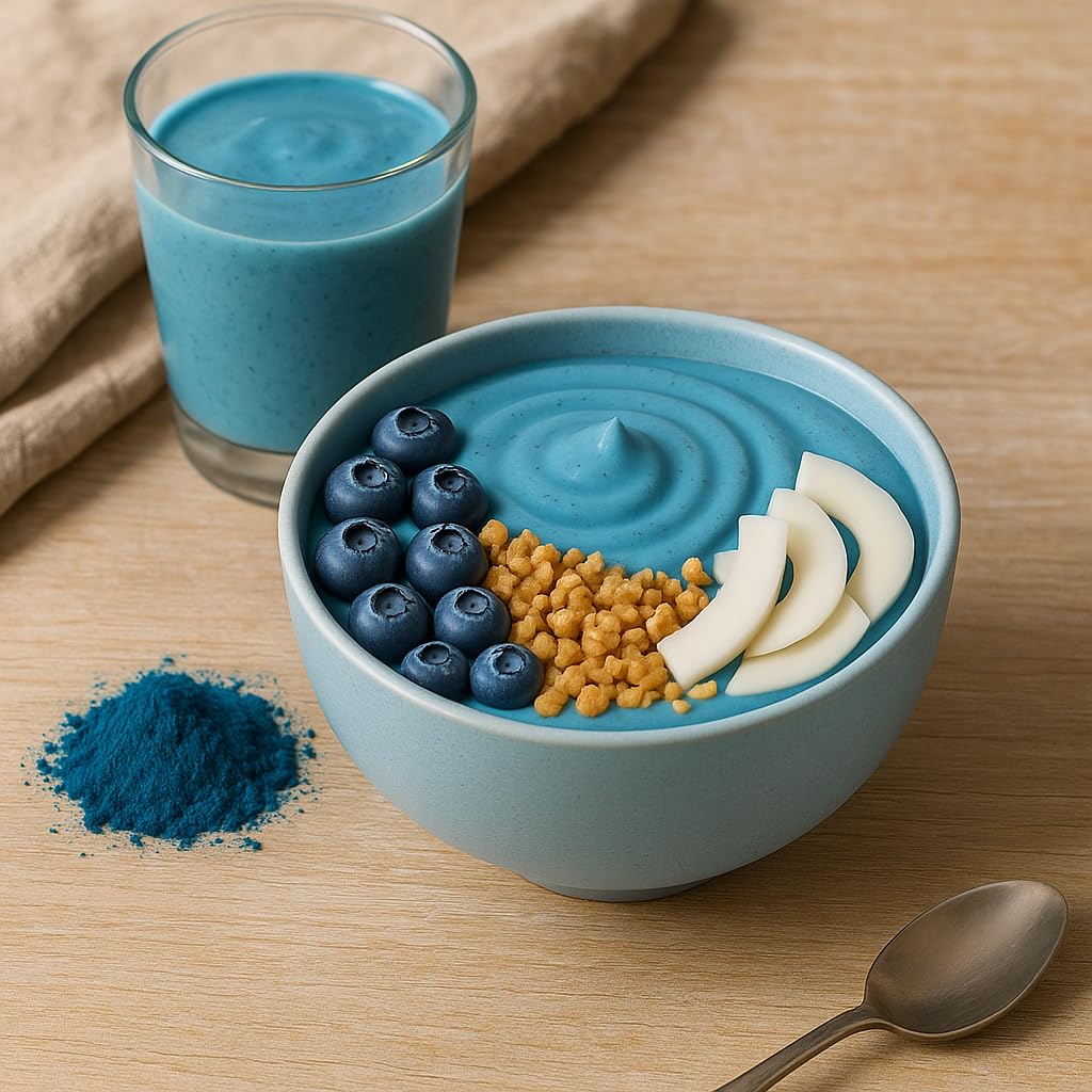 Paremmin Blue Spirulina Powder (Phycocyanin Extract) – 30g/1.05oz | 100% Pure Vegan Protein from Algae