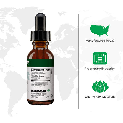 NutraMedix Parsley Herbal Supplement - Detox, Antioxidant & Immune Support (1oz / 30ml)