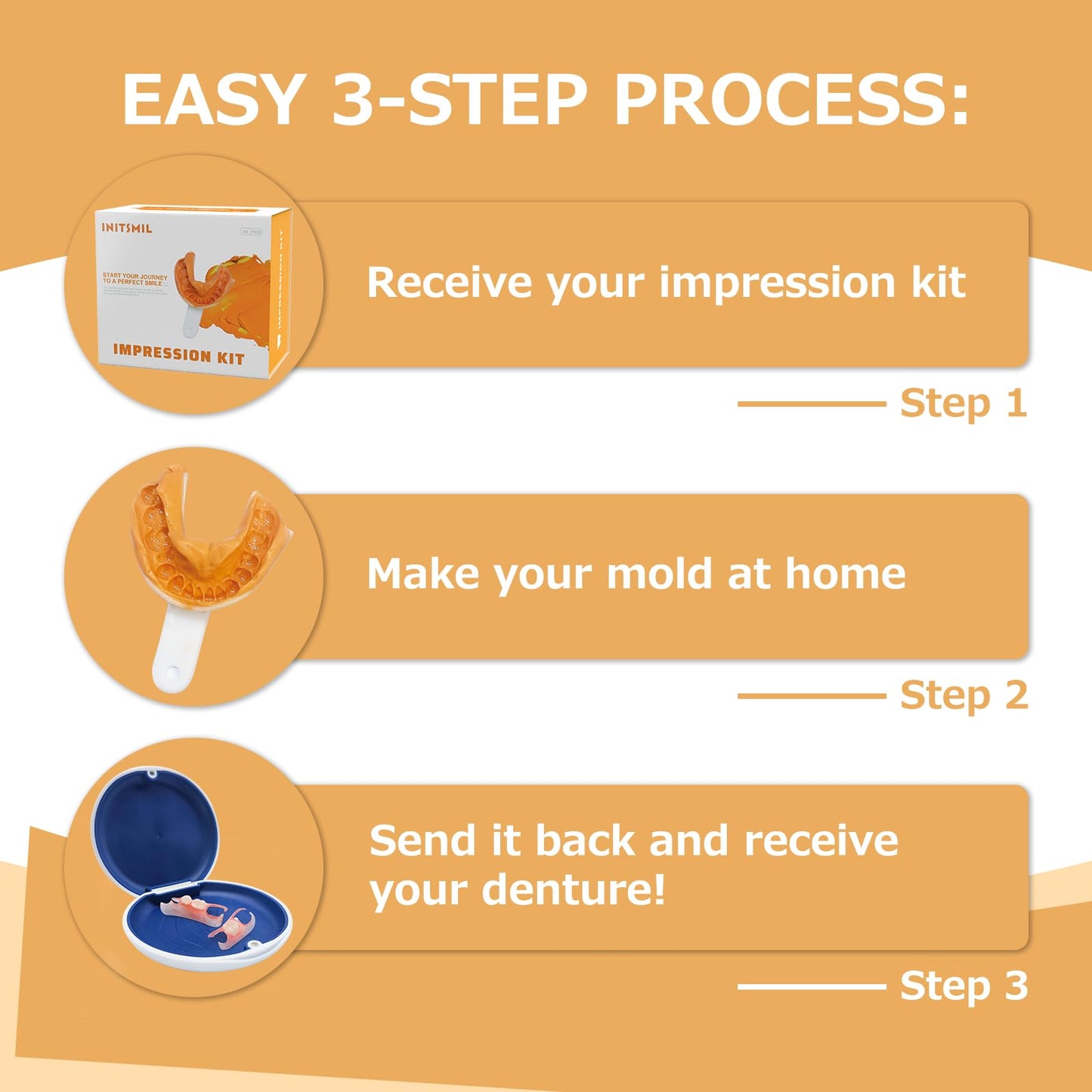 Partial Dentures (2 Teeth) – Lightweight, Durable Replacement Teeth for Missing Teeth