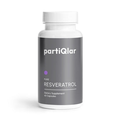 partiQlar Trans-Resveratrol 500mg – 60 Vegan Capsules | 3rd-Party Tested