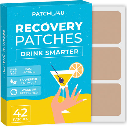Party Recovery Patches 42 Pack – Wake Up Refreshed, Natural & Skin-Friendly