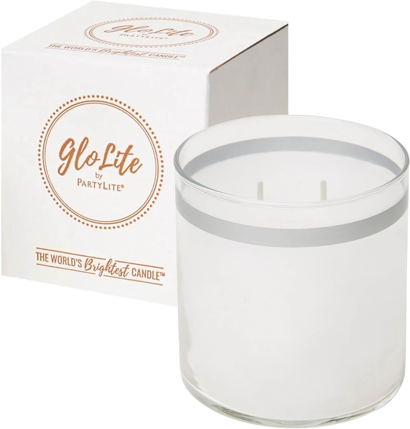 PartyLite GloLite Fig Fatale Jar Candle – 60 Hour Burn Time, World's Brightest Candle