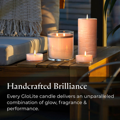 PartyLite GloLite Fig Fatale Jar Candle – 60 Hour Burn Time, World's Brightest Candle