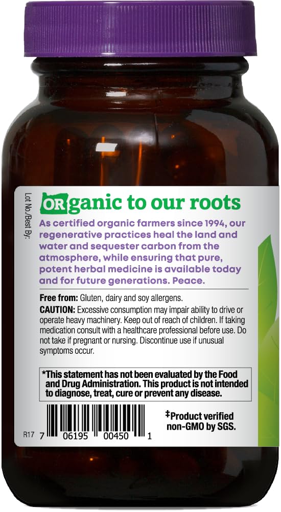 Oregon's Wild Harvest Passion Flower Organic Vegan Capsules, 90 Count