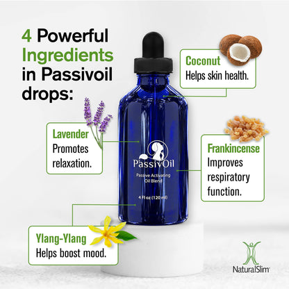 Passivoil Calming Essential Oil Blend – Aromatherapy Oil for Diffusers & Skin (4oz) | Therapeutic Grade